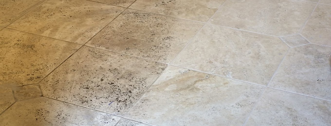 Shower Wall, Countertop Tile Cleaning
