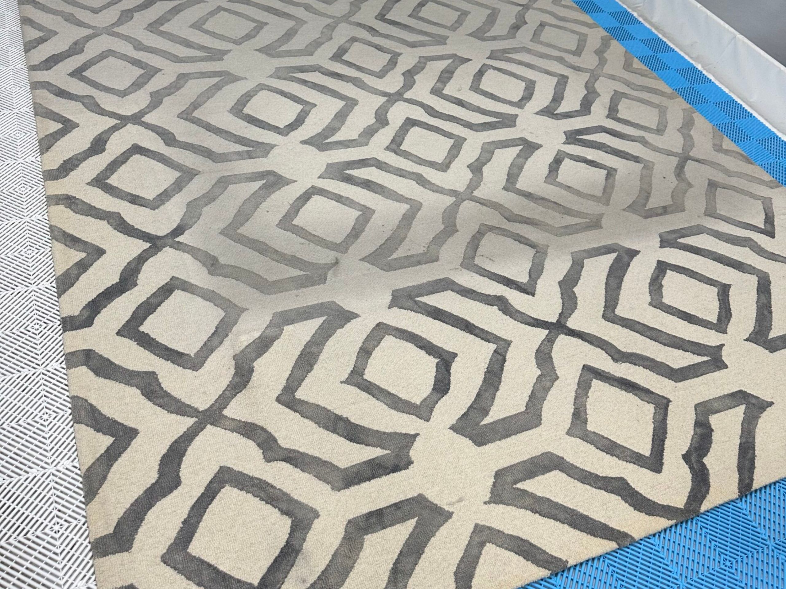 Area Rug Cleaning Results Before