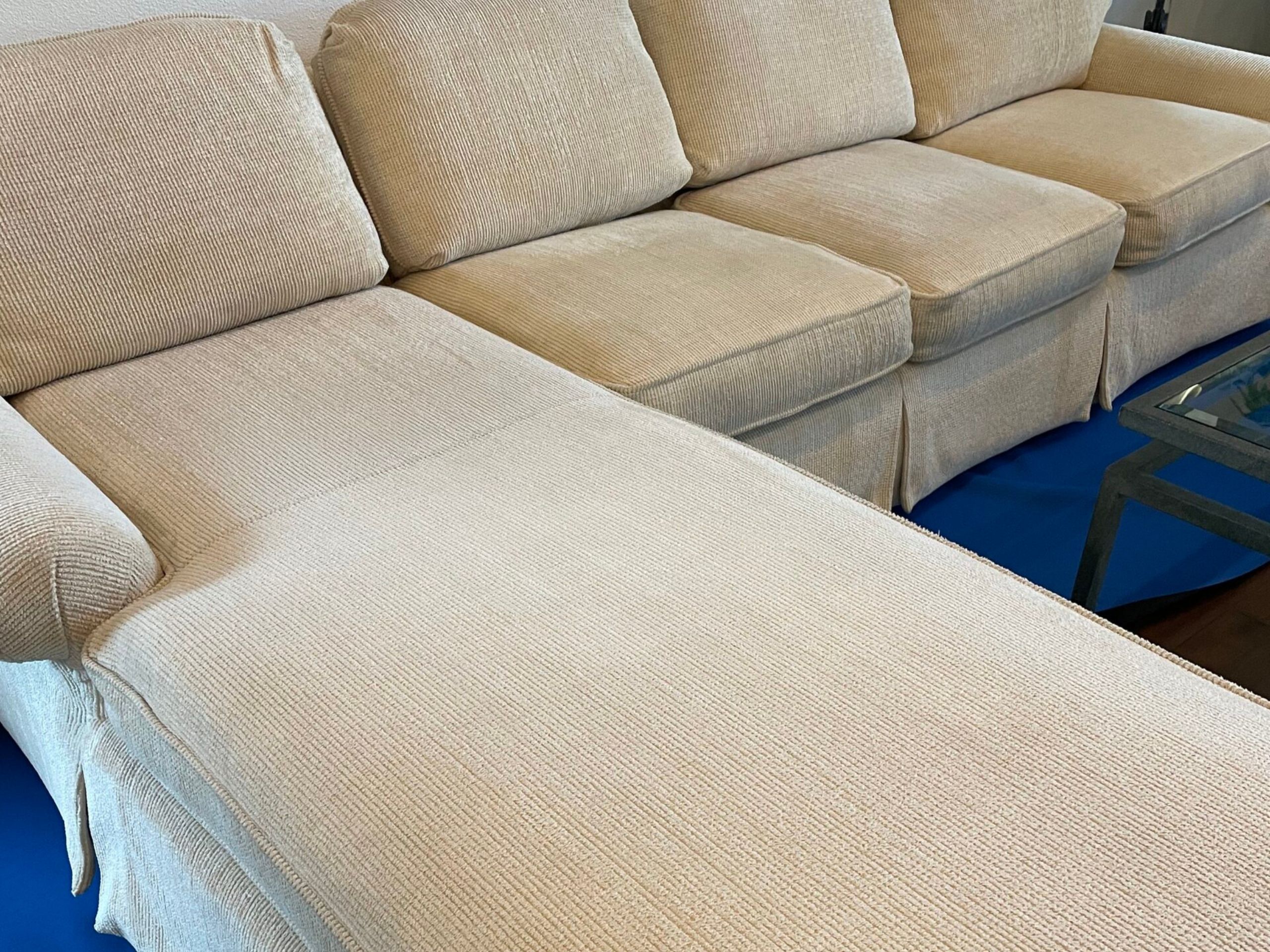 Upholstery Cleaning Results After 2